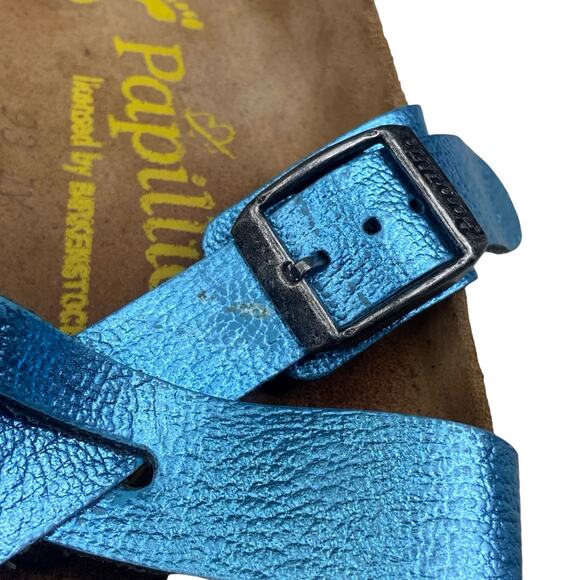 Papillio by Birkenstock Women’s Blue Slip On Sandal Size 36 US 5 - Picture 12 of 13